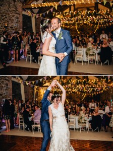 Bride and groom first dance at New House Farm Hotel