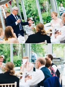 Father of the bride wedding speech at Alnwick Gardens