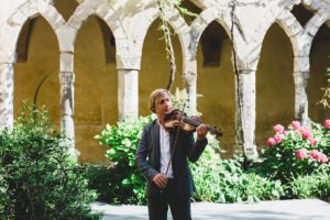 Italian Violin Player The Cloisters Sorrento